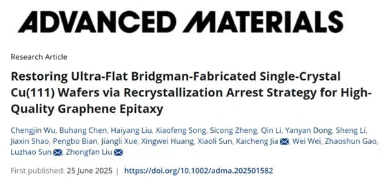 Breakthrough in Ultra-Flat Copper Substrate Enables High-Quality Graphene Epitaxy